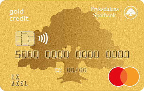 Betal- och kreditkort Mastercard Guld